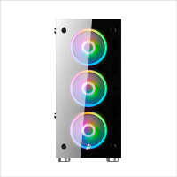 1stPlayer V6 Tempered Glass RGB Gaming Case