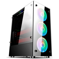 1stPlayer V6 Tempered Glass RGB Gaming Case