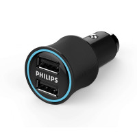 Philips Ultra Fast Dual USB car Charger [DLP2553/97]
