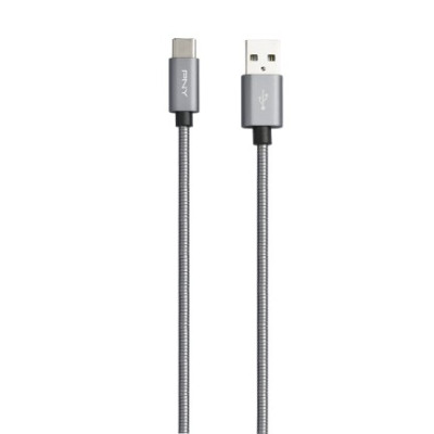PNY USB-A to USB-C 2.0 Metallic Cable - 1m