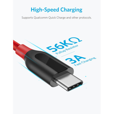 Anker PowerLine+ II USB-C TO USB-A 2.0 (6ft)