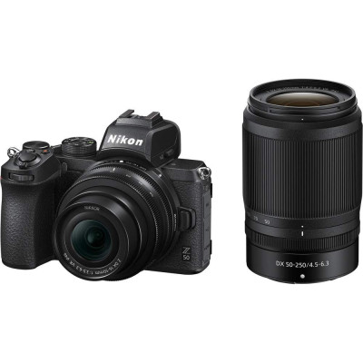 Nikon Z50 Mirrorless Camera with 16-50mm & 50-250mm VR