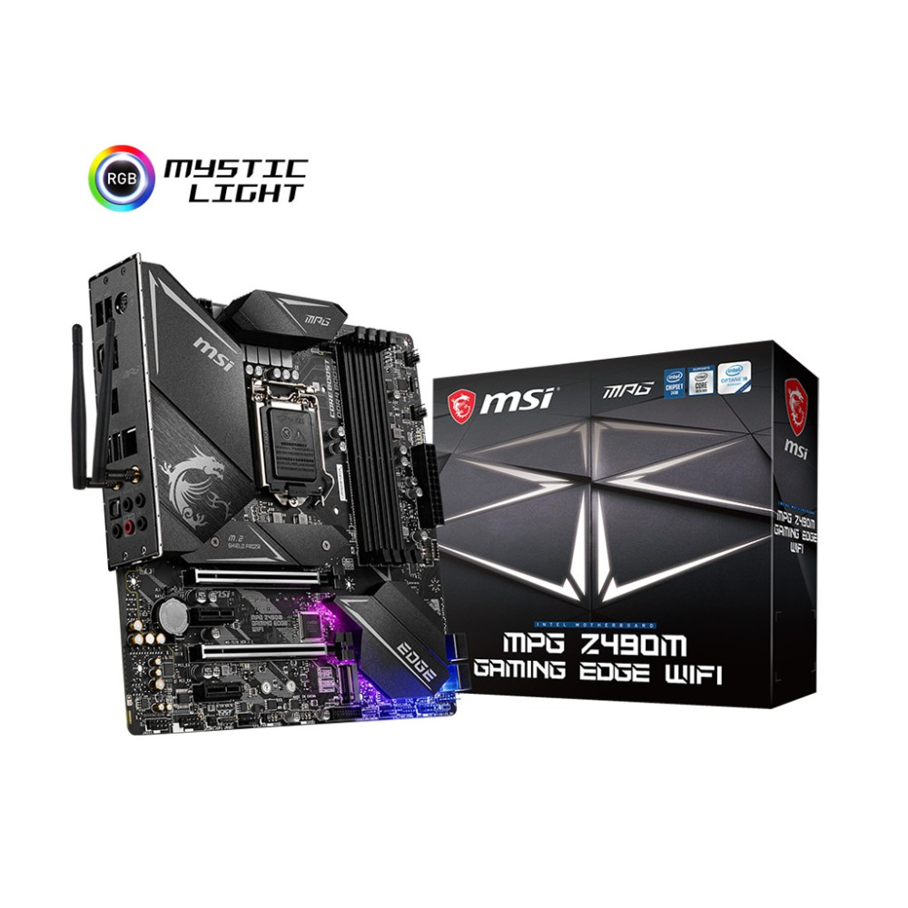 MSI MPG Z490M Gaming Edge Wi-Fi Motherboard