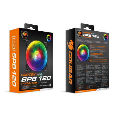 Cougar Vortex RGB SPB 120 PWM HDB Cooling Fan 120mm