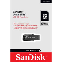 SanDisk Ultra Shift USB 3.0 Flash Drive - 64GB