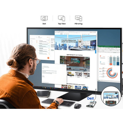 Samsung 43" Smart Monitor With Smart TV Apps and UHD