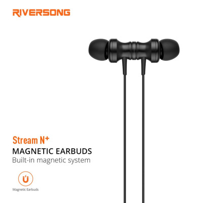 Riversong Stream N+ EA65 Bluetooth Headset _Black