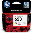 HP 653 Tri-color Original Ink Advantage Cartridge - 3YM74AE