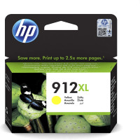 HP 912XL High Yield Yellow Original Ink Cartridge (3YL83AE)