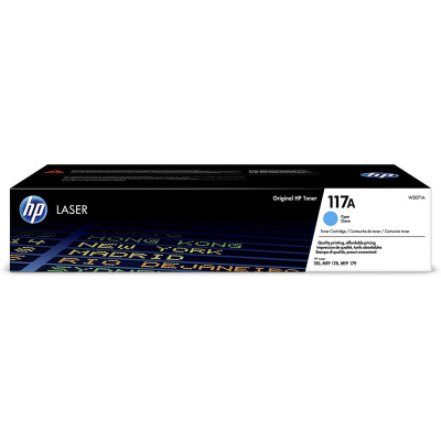 HP W2071A 117A Original Laser Toner Cartridge_Cyan