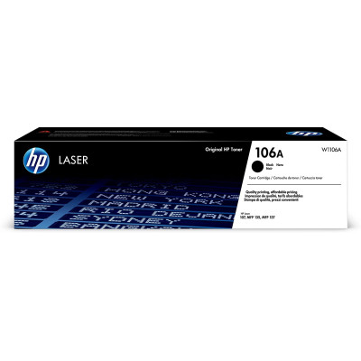 HP 106A Black Laser Toner Cartrid Cartridge_W1106A