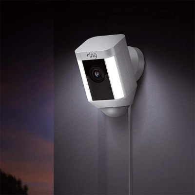 RING SPOT LIGHT CAM WIRED WHITE_MMWEISPLI8SH2