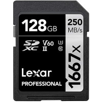 Lexar 1667x SDXC™ UHS-II card 250MBPS-128GB