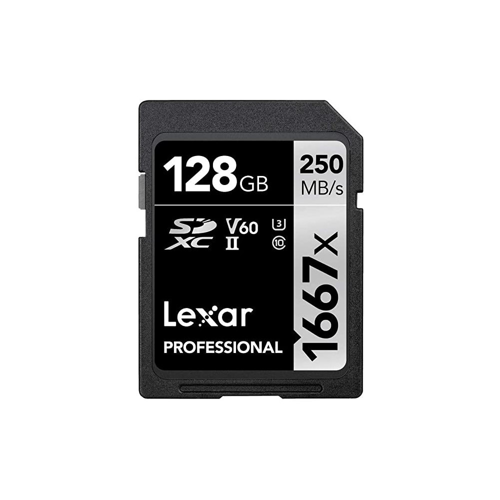 Lexar 1667x SDXC™ UHS-II card 250MBPS-128GB