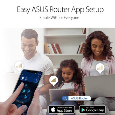 ASUS AC1500 Dual Band WiFi Router with MU-MIMO, 4K Streaming