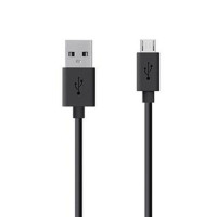BELKIN 1M MICRO USB TO USB-A SYNC CABLE IN BLACK CAB005BT1MBK FOR SMART DEVICES