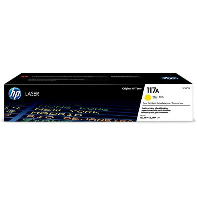 HP 117A Yellow Original Laser Toner Cartridge_W2072A