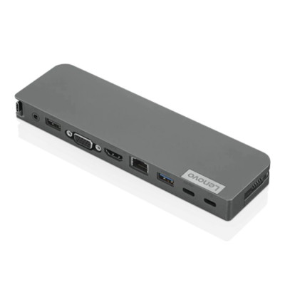Lenovo 40AU0065UK USB-C Mini Dock UK - Black