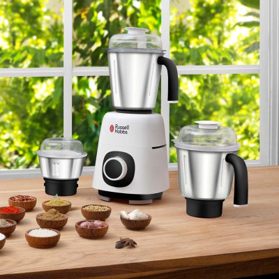 RUSSELL HOBBS MIXER GRINDER SUPREME WITH 3 STAINLESS STEEL JARS 750W - 42505