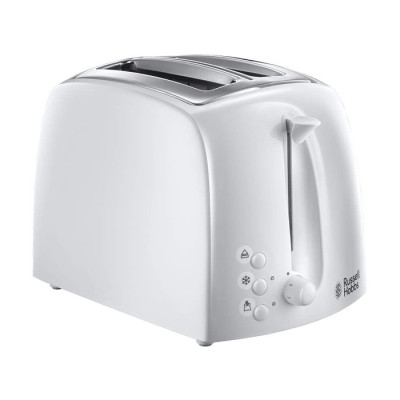 Russell hobbs Textures 2 Slice White Plastic Toaster 21640
