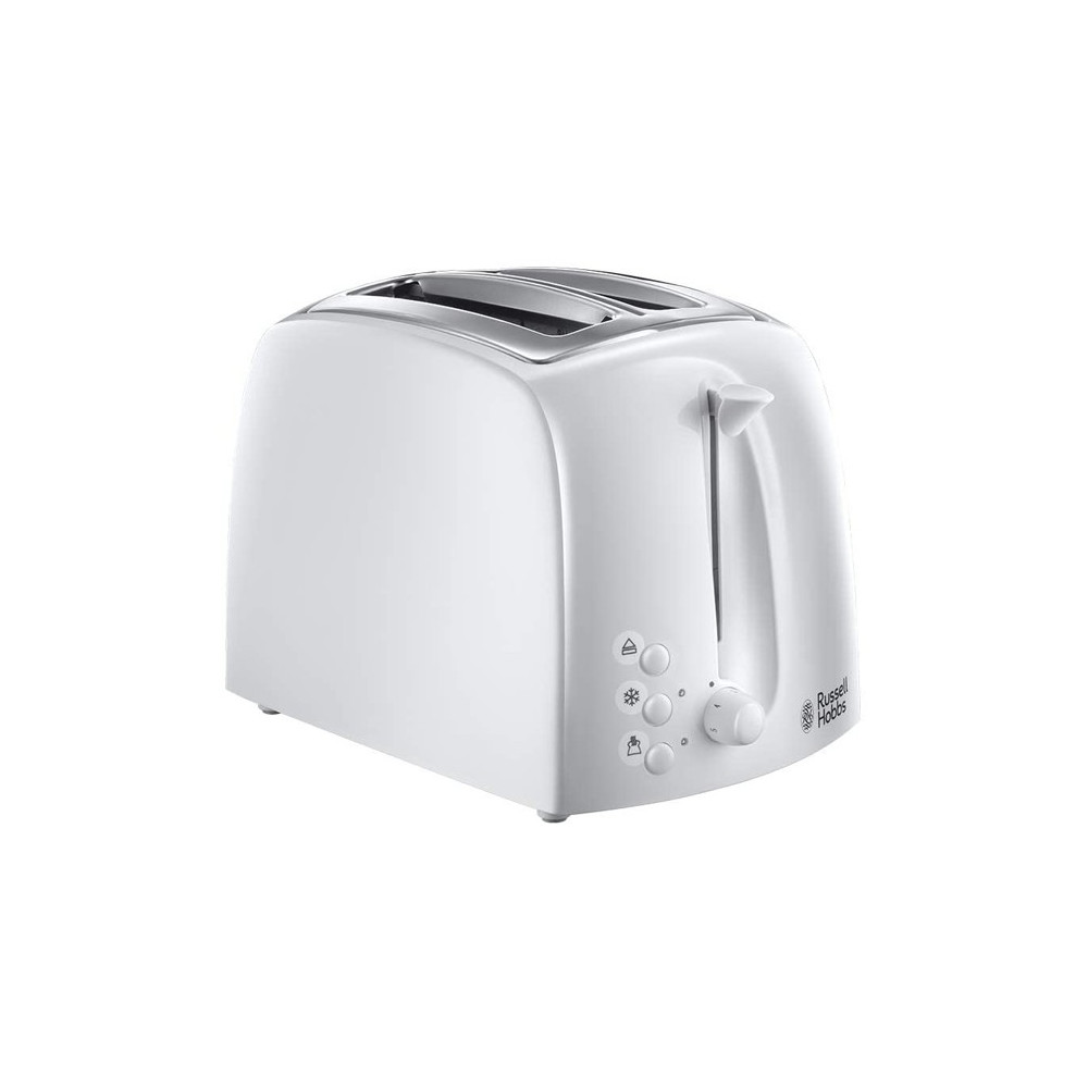Russell hobbs Textures 2 Slice White Plastic Toaster 21640