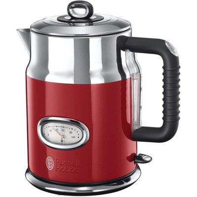 Russell Hobbs Electric Kettle Retro Ribbon Stainless Steel - 21670