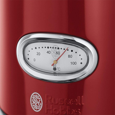 Russell Hobbs Electric Kettle Retro Ribbon Stainless Steel - 21670