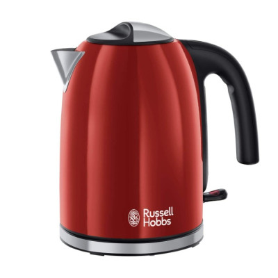 Russell Hobbs 20412 1.7 Litre 3000 Watts Stainless Steel Electric Kettle - Red