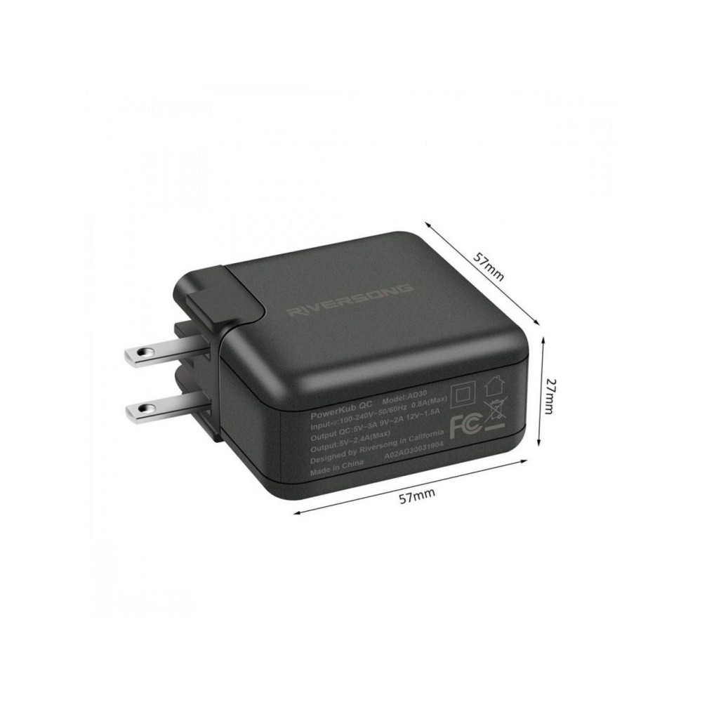 Riversong PowerKub QC AD30-UK Black