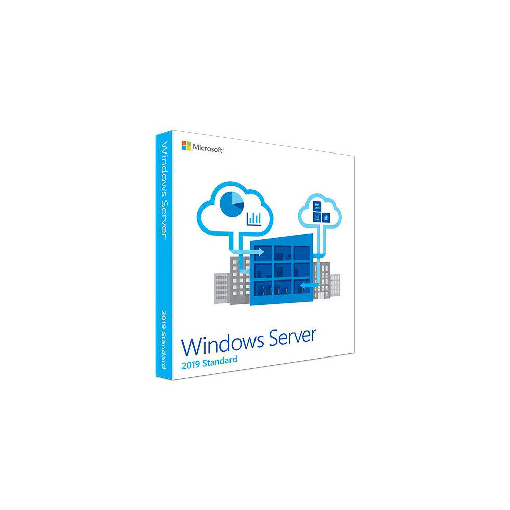 Microsoft Windows Server 2019 Standard 64-bit 16-Core English 1pk – OEM