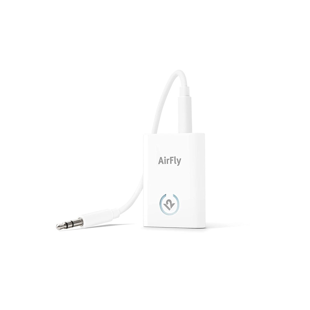 Twelve South - Airfly Airpod Bluetooth Dongle For Air Flights - White, TS-12-1801