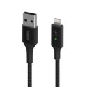 BELKIN PRO FLEX 15W USB-C BRAIDED SILICONE W/ LIGHTNING 1M - BLACK