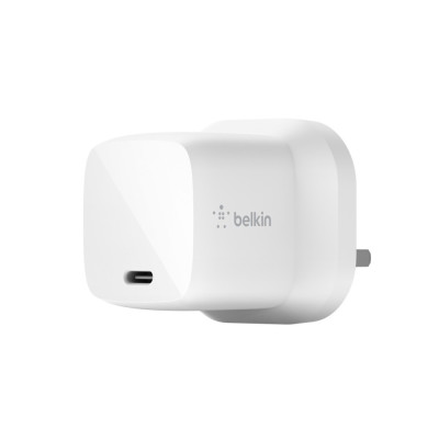 BELKIN BOOSTCHARGE 30W USB-C PD WALL CHARGER WHITE
