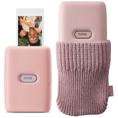 Fujifilm INSTAX MINI LINK DUSKY PINK EX D - BUNDLE BOX