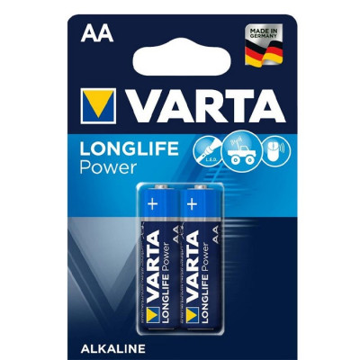 Varta Battery Longlife AA Alkaline (2 Pieces)
