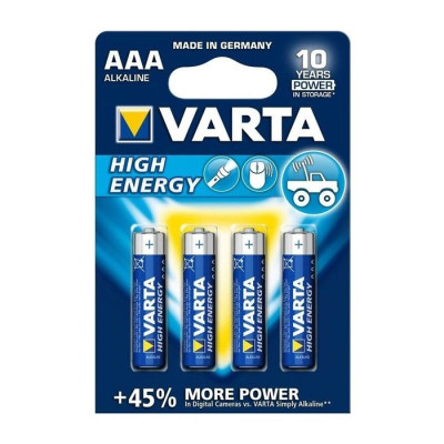 Varta High Energy AAA Batteries (4pcs)