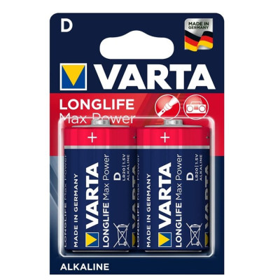 VARTA Longlife Max Power D Mono LR20 (2-pack)
