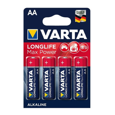 Varta Battery Longlife Max Power AA (4 Pieces)