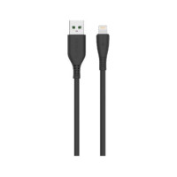 Platinum P-CBFLLBK 1M Flex Series 2.4A Lightning Cable - Black