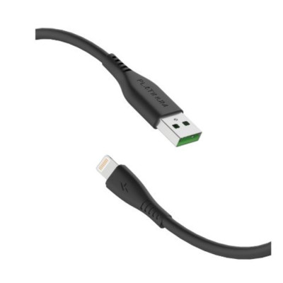 Platinum P-CBFLLBK 1M Flex Series 2.4A Lightning Cable - Black