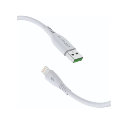 Platinum P-CBFLLWH 1M Flex Series 2.4A Lightning Cable - White
