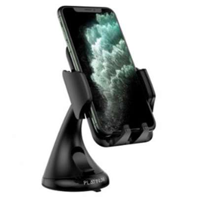 Platinum P-MCHSUC1BK Suction Series Mobile Phone Car Holder, Black