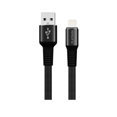 Platinum P-CBTGHL1BK Tough Series 1.2M Lightning Cable - Black
