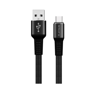 Platinum P-CBTGHC1BK Tough Series 1.2M Type-C Cable - Black