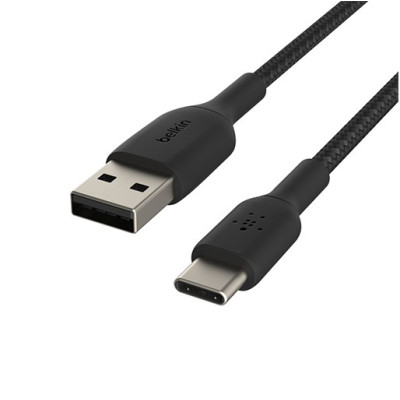 Belkin Boost Charge USB Type-A to C Braided Cable 2M – Black