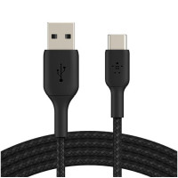 Belkin Boost Charge USB Type-A to C Braided Cable 2M – Black