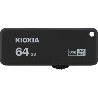 Kioxia U365 TransMemory 64GB USB3.2 Gen 1 R150 Flash Drive Black LU365K064GG4