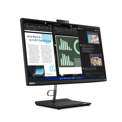 Lenovo 12B0002MGR ThinkCenter Neo 30a-24 AIO 23.8 Inch FHD Intel Core i7-1260P Processor 8GB DDR4 RAM  - Black