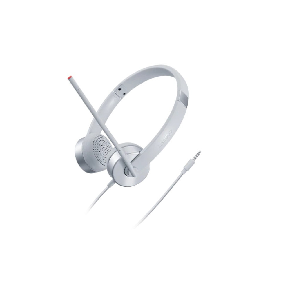 Lenovo 100 GXD1B60597 Stereo Analog Headset - Grey