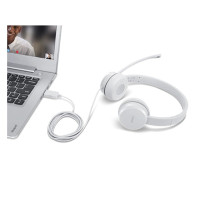 Lenovo 110 GXD1B67867 Stereo USB Headset - White